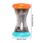 Interactive Dumbbell Food Dispensing Puzzle Toy – Durable Treat Ball for Dogs & Cats