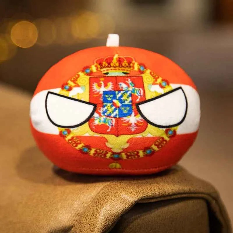 70 styles 10cm Country Ball Plush Toys Polandball Pendant Country Balls Countryball Stuffed Doll Toy Christmas Gift for Kids