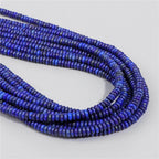 Natural Flat Round Stone Beads Abacus Shape Jaspers Quartzs Gems Beads For DIY Necklace Earrings Jewelry Making Accessori 2*4mm