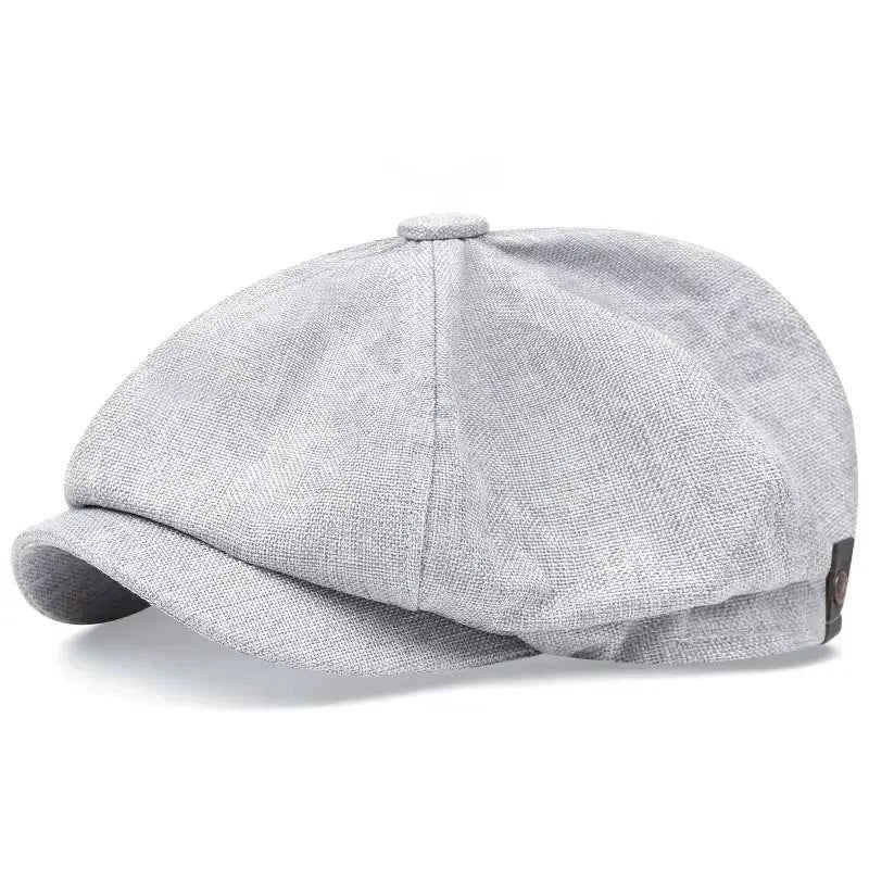 Retro Newsboy Octagonal Beret Cap for Classic Casual Style