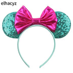 2026 Chic Embroidery Sequin Ears Headband Classical DOT Bow Hairband For Girls Women Party Head Wear Kids DIY Hair Accessories