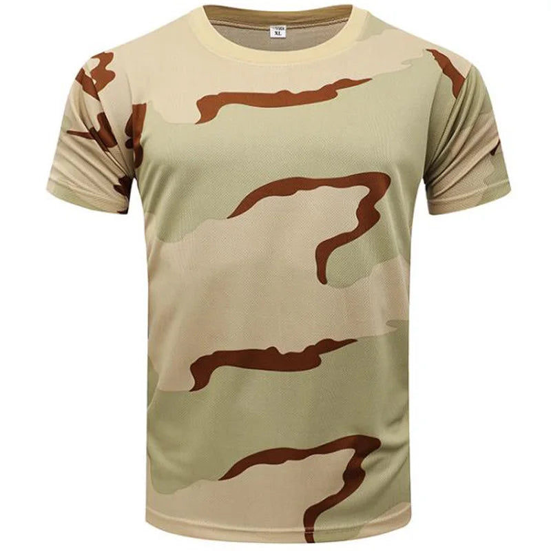 Quick Dry T-shirt Man Tops Forest Camouflage Graphic T Shirt For Men Clothing Gym Fitness Tee Shirts Casual Comfort Tee Shirts