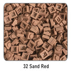 100Pcs DIY Bricks Parts 3024 1x1 Plate Educational Tech Construction Assmble Compatible Block Parts Toys for Child Kids