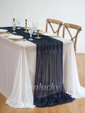 Table Runner Luxury Sheer for Wedding Rustic Boho Party Bridal Shower Birthday Christmas Decorations