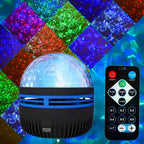 LED Starry Night Sky Projector Aurora USB Remote Control RGB Galaxy Light 7 Modes for Home Bedroom Game Room Party Decoration