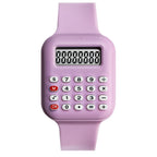Creative Calculator Watch Cartoon LED Digital Kids Watch Fashion Sports Electronic Watch for Boys Girls Kids Student Gift Clock
