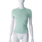 2024 Spring New Short Sleeve T-Shirt Women Solid Simple Casual Soft All-Match Hot Basic Crop Tops Tees Summer Fashion