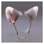 Lolita Animal Cat Fox Ear Hair Hoops Cosplay Girls Halloween Anime Headbands Headwear Hair Accessories