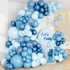 Blue Balloons Garland Arch Kit Birthday Party Decoration Kids Boy Wedding Birthday Party Supplies Baby Shower Decor Latex Ballon