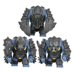 Medieval Orc Warrior Building Block Figure Fantasy Toy Set