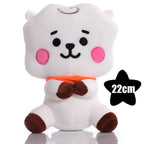 B-T-21 Plush Toy Set – Cute Cartoon Animal Keychain & Backpack Pendant, Soft Stress Relief Toy & Friend Gift