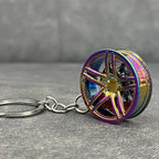 Luxury Metal Keychain Creative DIY Keyring Holder Car Key Chain Brake Disc Pendant For Men women Jewelry Gift Car Motorcycle Int