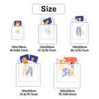 Grade A Cooling Summer Blanket for Bed Soft Breathable King Summer Quilt Queen Air Condition Comforter Lightweight Cool Duvet