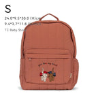 New KS Baby Backpack Parent-child Kids Schoolbag Kindergarten Bags Brand Traveling Cherry Children's Boys Girls Mom Storage