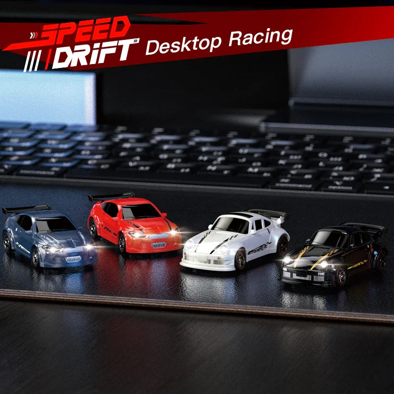 2026 New Kf20 1:64 Drift Rc Car Four-wheel remote-controlled racing car Full proportions Desk Competition Toy Boys Ideal gifts.
