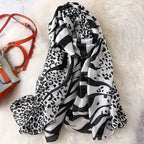100% Natural Silk Scarf Women Luxury Brand Digital Print Flowers Silk Pashmina Shawl Female Long Bandana Foulard 2020 Oversize