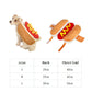 Funny Hot Dog Halloween Costume for Dogs & Cats – Adjustable Pet Outfit
