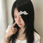 1/4pcs Mustache Hair Clip Polka Dot Y2K Retro Clips Fun Quirky Bangs Side Hairpins Harajuku Style Headwear Accessory Decoration