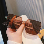 Big Frame Vintage Square UV400 Sunglasses for Men & Women