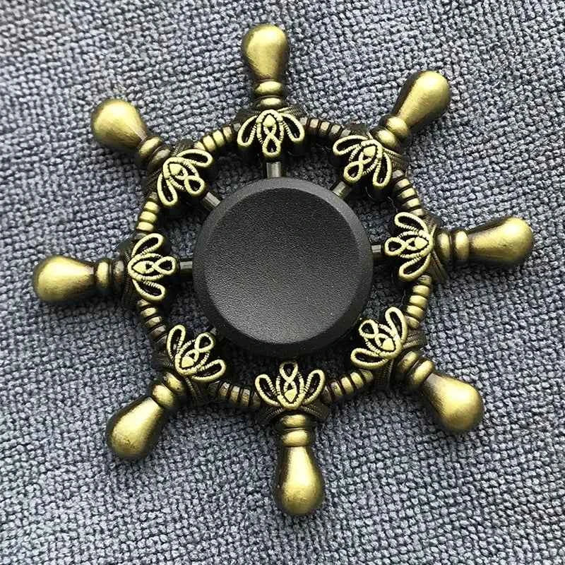New Bronze Metal Alloy Fidget Spinner R188 Mute Bearing Hand Spinner Fingertip Gyro Stress Relief Toys For Kids Adult