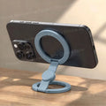 Foldable Double-Sided For Magsafe iPhone Holder 360° Rotating Stand with Strong Magnet Finger Grip for iPhone 17/16/15/14/13