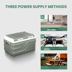 Alpicool NLS 20L 30L 40L Car Refrigerator Mini Fridge Freezer 12V Portable Compressor Cooler 12/24V DC 100-240V AC for Camping