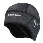 Winter Fleece Thermal Cycling Skull Cap for Outdoor Sports