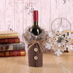 Christmas Wine Bottle Cover Merry Christmas Decorations For Home 2025 Cristmas Ornament Xmas Navidad Gifts Happy New Year 2026
