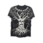 2000s affliction T shirt Clothes Retro Punk Hip Hop Graphic Print Oversized T Shirt Mens new Round Neck Cotton Short Sleeve Tops