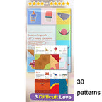 Origami Kit 30/96 Sheets Origami Paper Craft Guiding Book DIY Art Craft Projects Supplies for Beginners Children Kids Boys Girls