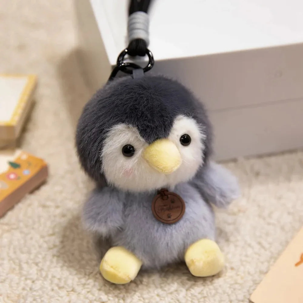 Stuffed Animal Animal Plush Pendants Elephant Dinosaur Hanging Ornament Panda Sloth Keychain Cartoon Rabbit Duck