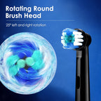 Intelligent Rotating Electric Toothbrush – Rechargeable Smart Tooth Cleaner Compatible with Oral-B Brush Heads | Deep Cleaning Automatic Toothbrush