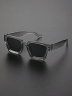 1/2 PC S Classic Fashion Square Plastic Frame Women Sunglasses For Men Daily Life Shades Eyewear Accessories.