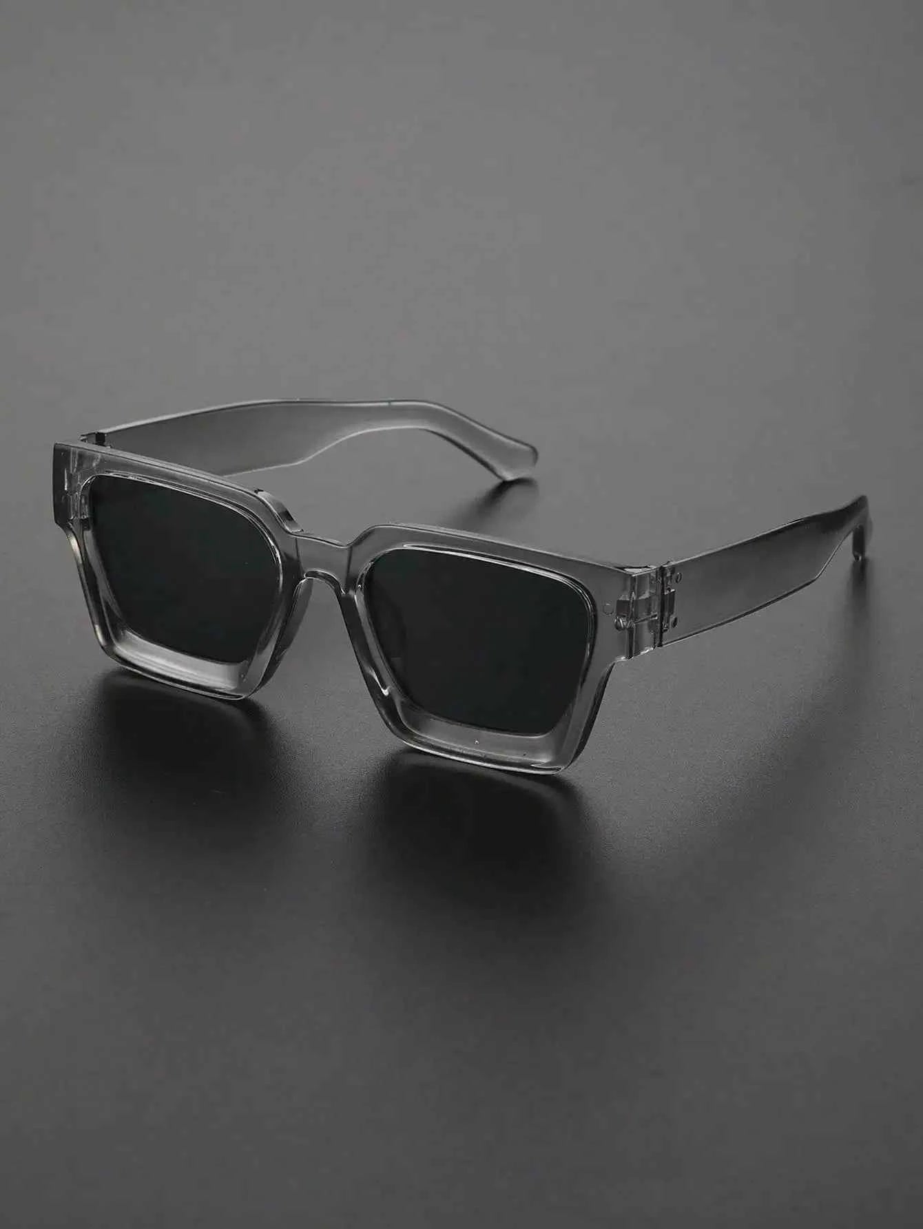 Classic Square Plastic Frame Sunglasses for Men & Women