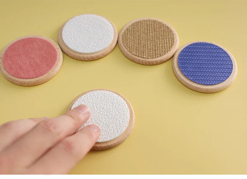 Montessori Tactile Board Matching Game Sensory Learning Toy for Kids