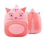 Cute Cartoon Animal Plush Backpack Soft Children Kindergarten Schoolbag Toddler Travel Bag Gift For Girls Boys