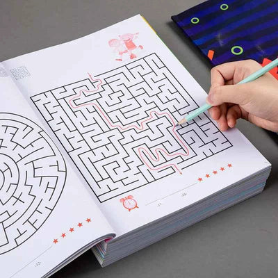 Kids Maze Game Book – 32 Page Brain Training & Puzzle Activity