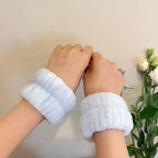 Face Wash Wristband Set Women's Headband Wristbands Absorbent Waterproof Wristbands Makeup Face Wash Hair Bands