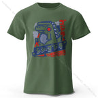 Harajuku Kawaii Animal Printed 100% Cotton T-Shirt, Lightweight Round Neck Short Sleeve Tee, Unisex Casual Wear
