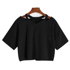 Demon Slayer T Shirt Nezuko Tshirt Women Kimetsu No Yaiba Crop Top Tees Japanese Anime Tanjirou Kamado Tops Manga T-shirt Female