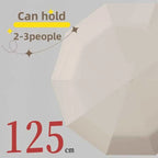 Extra Large Reinforced Wind-resistant Rain-resistant Dual-purpose UV-resistant Fully Automatic Ring-buckle Umbrella