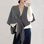 Autumn&Winter NEW Women's Neck Wrap Wool Blended Triangular Shawl Female Thickened Knitted Warm Shoulder