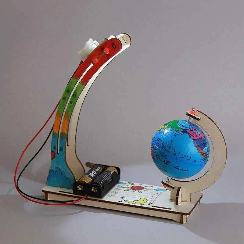 STEM Science Experiment Kit Earth Day Night Cycle Simulation DIY Model Kids Age 8-12 School Project Educational Toy Gift