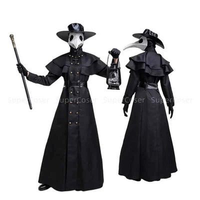 Plague Doctor Costume – Medieval Hooded Robe Cosplay Set