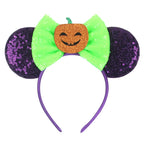 2026 Latest Halloween Cobweb Ears Headband Women Festival DIY Mouse Hairband Kids Party Villains Cosplay DIY Hair Accessories