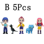 HOT Anime Kpops Demon Hunters Figure Rumi Zoe Mira anime polyvinyl chloride character collection desktop trinkets Childrens gift