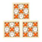 Montessori Play Game Wooden Toy Mini Chess Interaction Puzzle Training Brain Learing Early Educational Toys For Children Kids