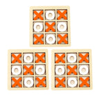 Montessori Play Game Wooden Toy Mini Chess Interaction Puzzle Training Brain Learing Early Educational Toys For Children Kids