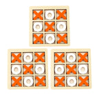 Montessori Wooden Mini Chess Brain Training Puzzle Toy for Kids