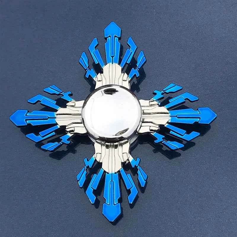Anime Metal Fidget Spinner Zinc Alloy Silent Stress Relief Toy